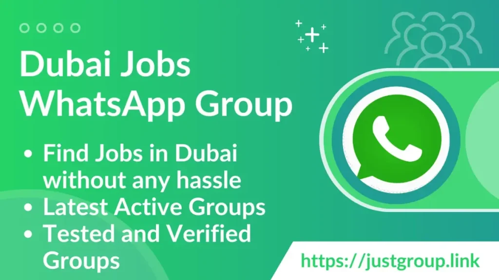 Dubai Jobs Whatsapp Group Links