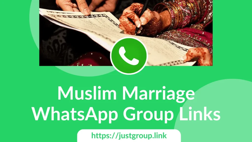 Muslim Marriage WhatsApp Group Links