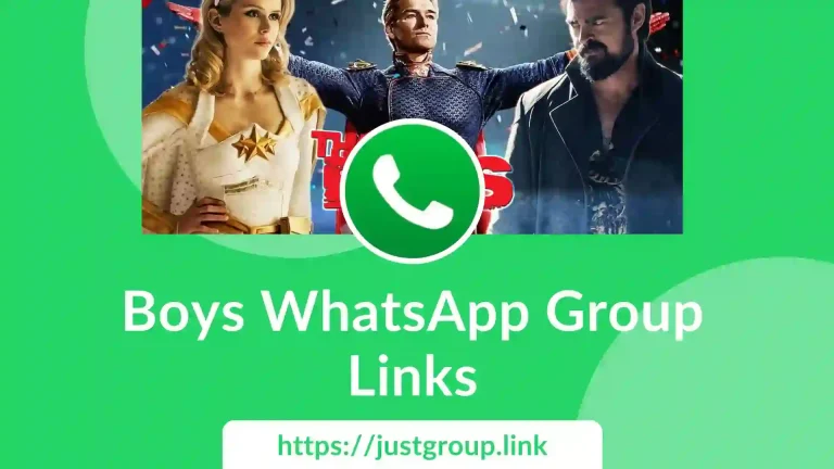 Boys WhatsApp Group Links